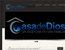 Tablet Screenshot of casadediosnc.org